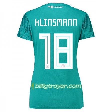 Billige Fotballdrakter Tyskland Klinsmann 18 Dame VM 2018 Bortedraktsett